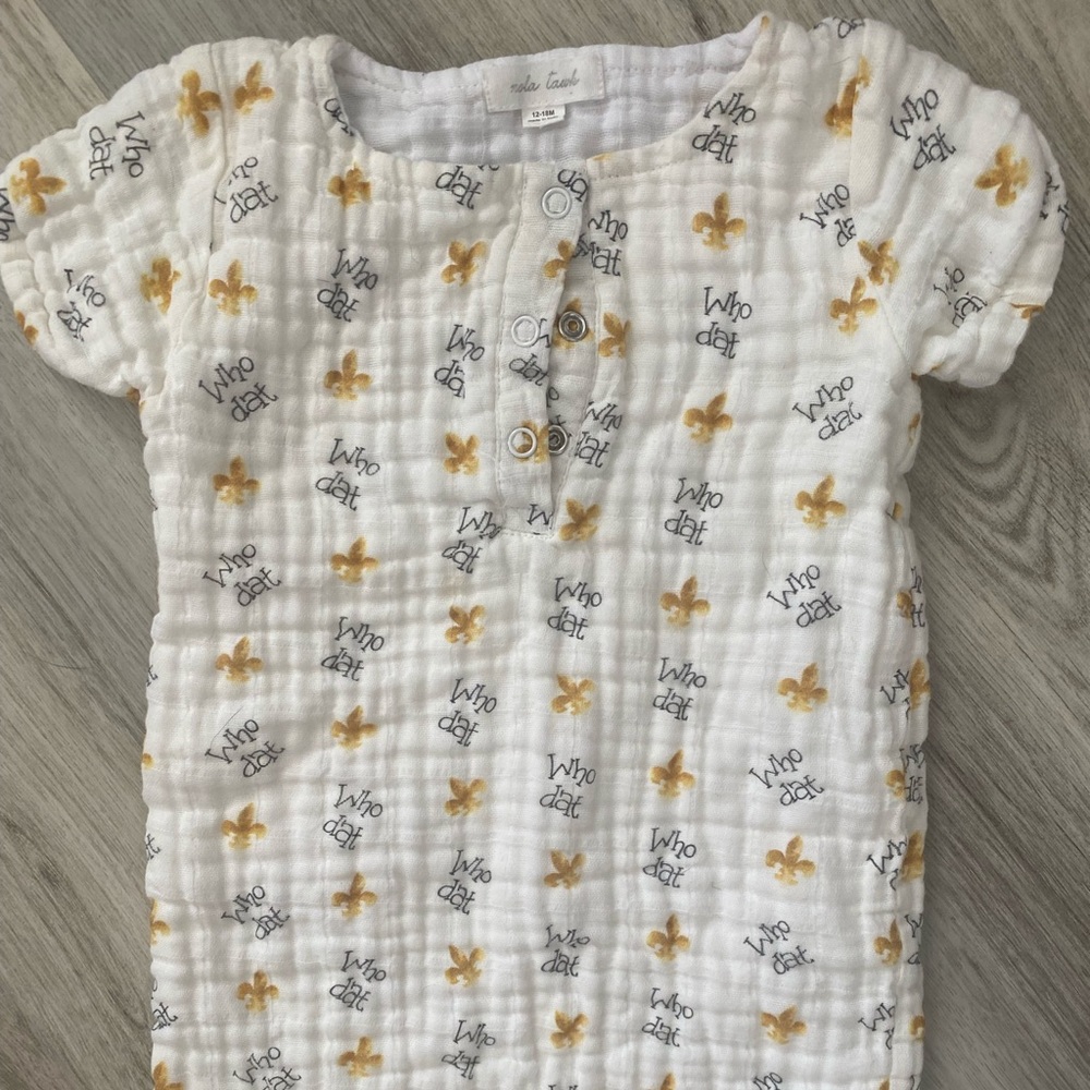 New Orleans Saints Romper